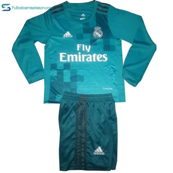 Camiseta Real Madrid 3ª ML Niños 2017/18